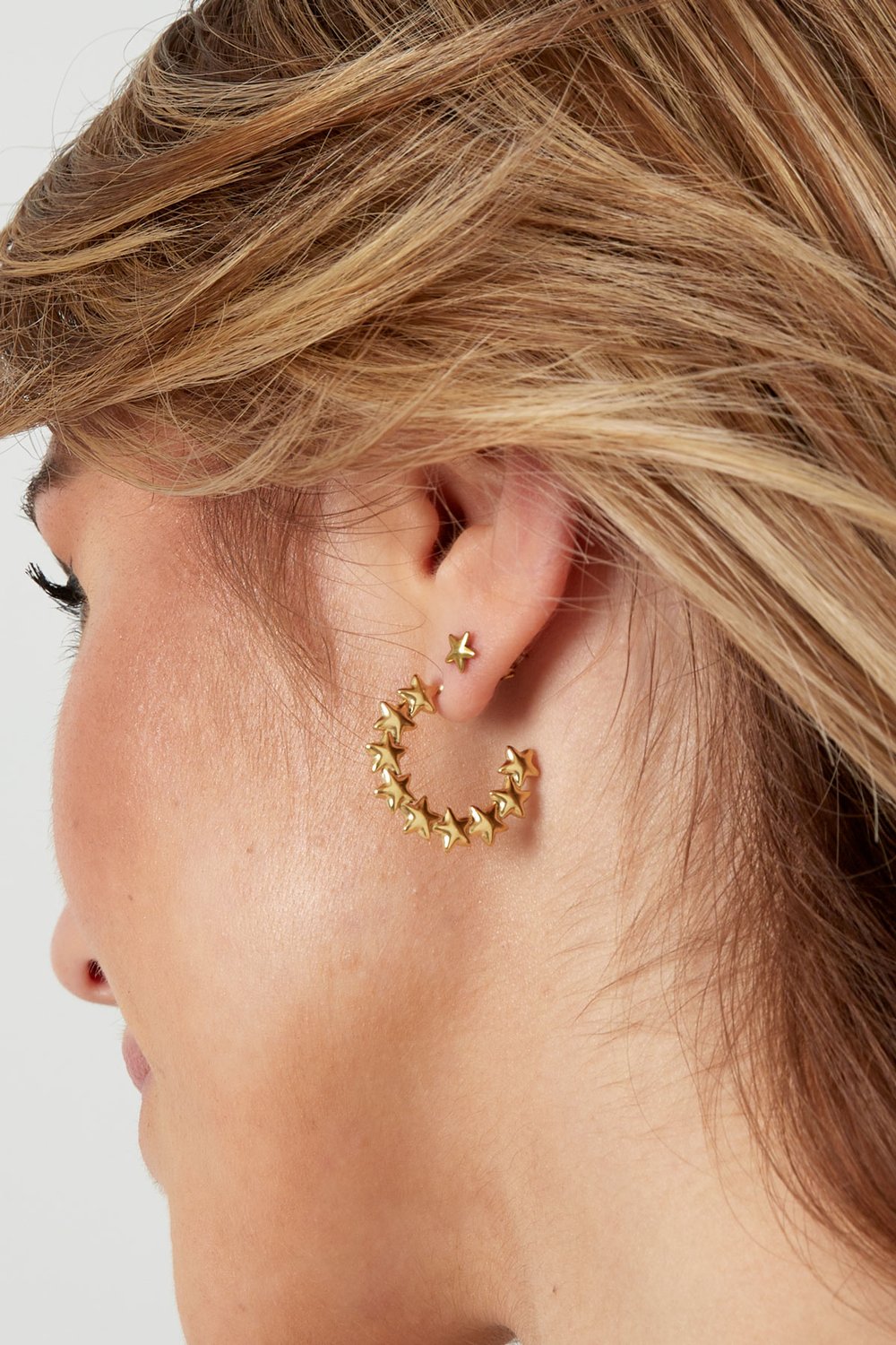 round star earrings Picture3