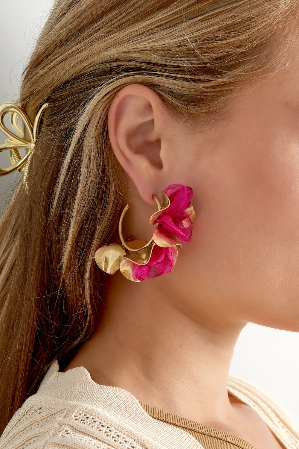 Earrings fall flower Picture2