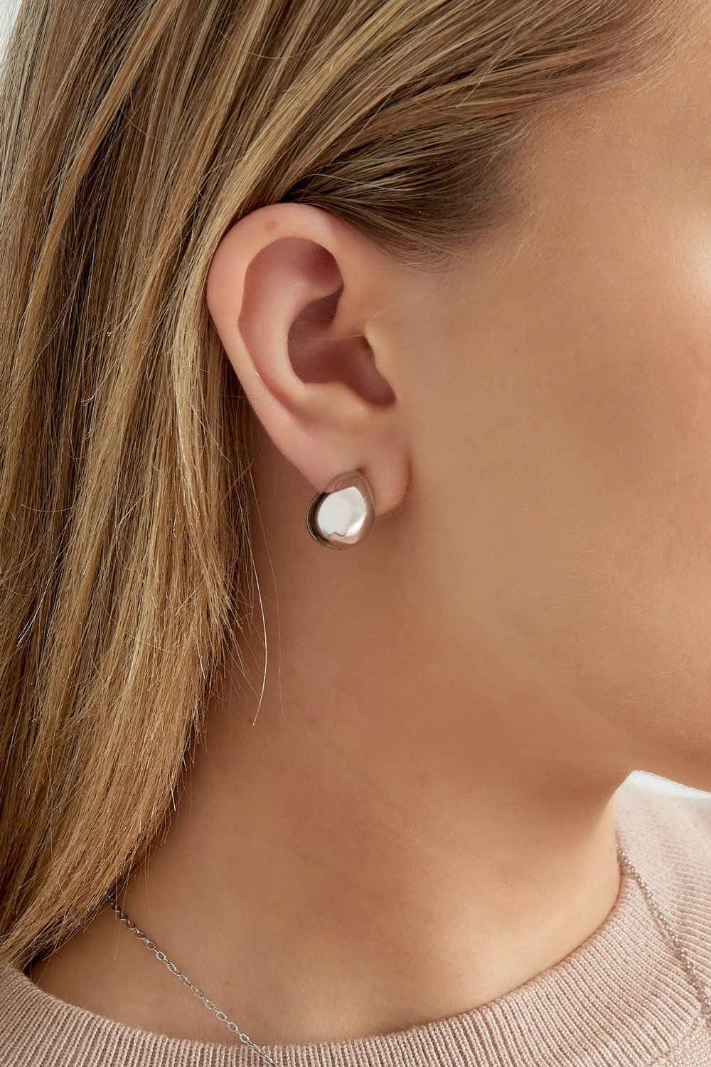 Earrings drop shape - Silver Color color h5Picture2