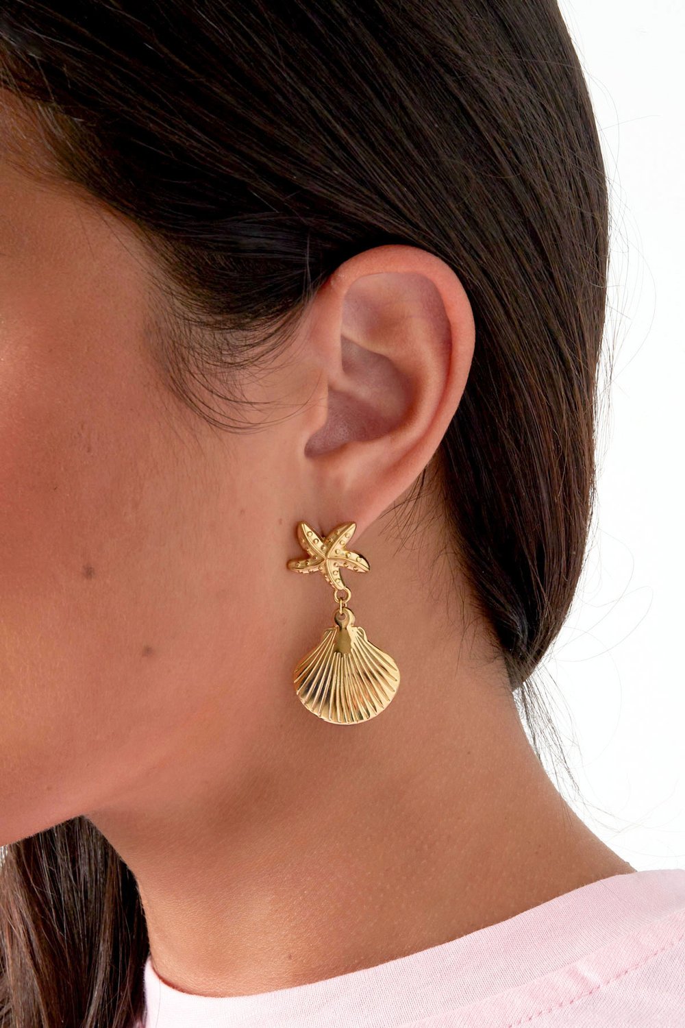 Stylish stainless steel earrings Picture2