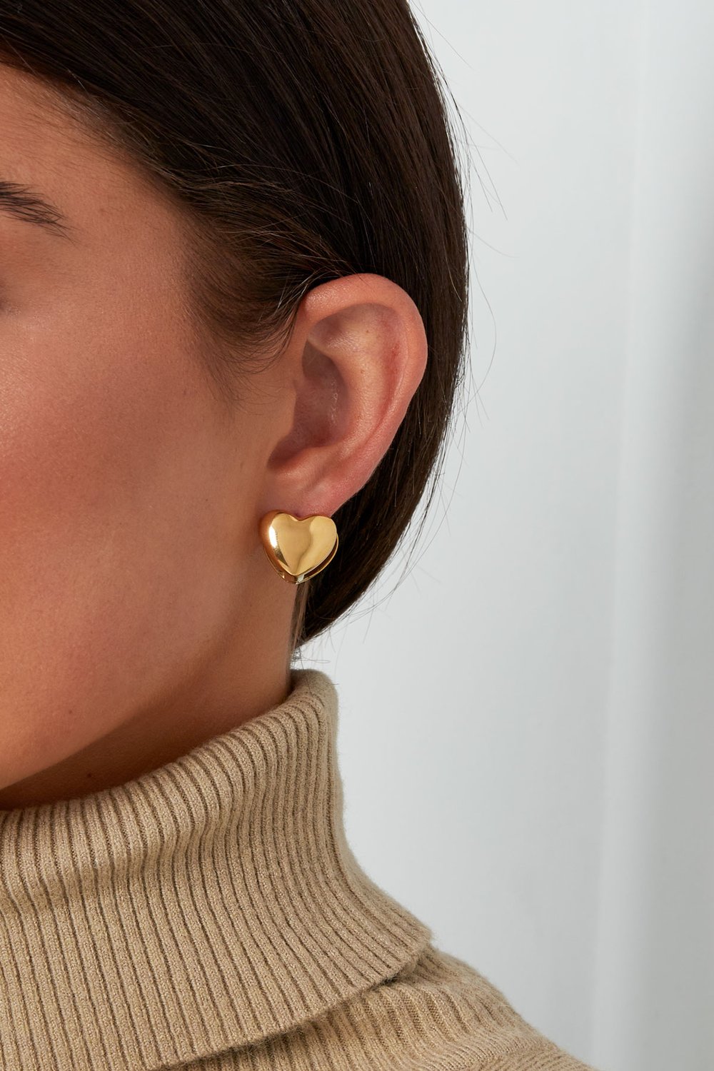 little hearts stud earrings Picture3