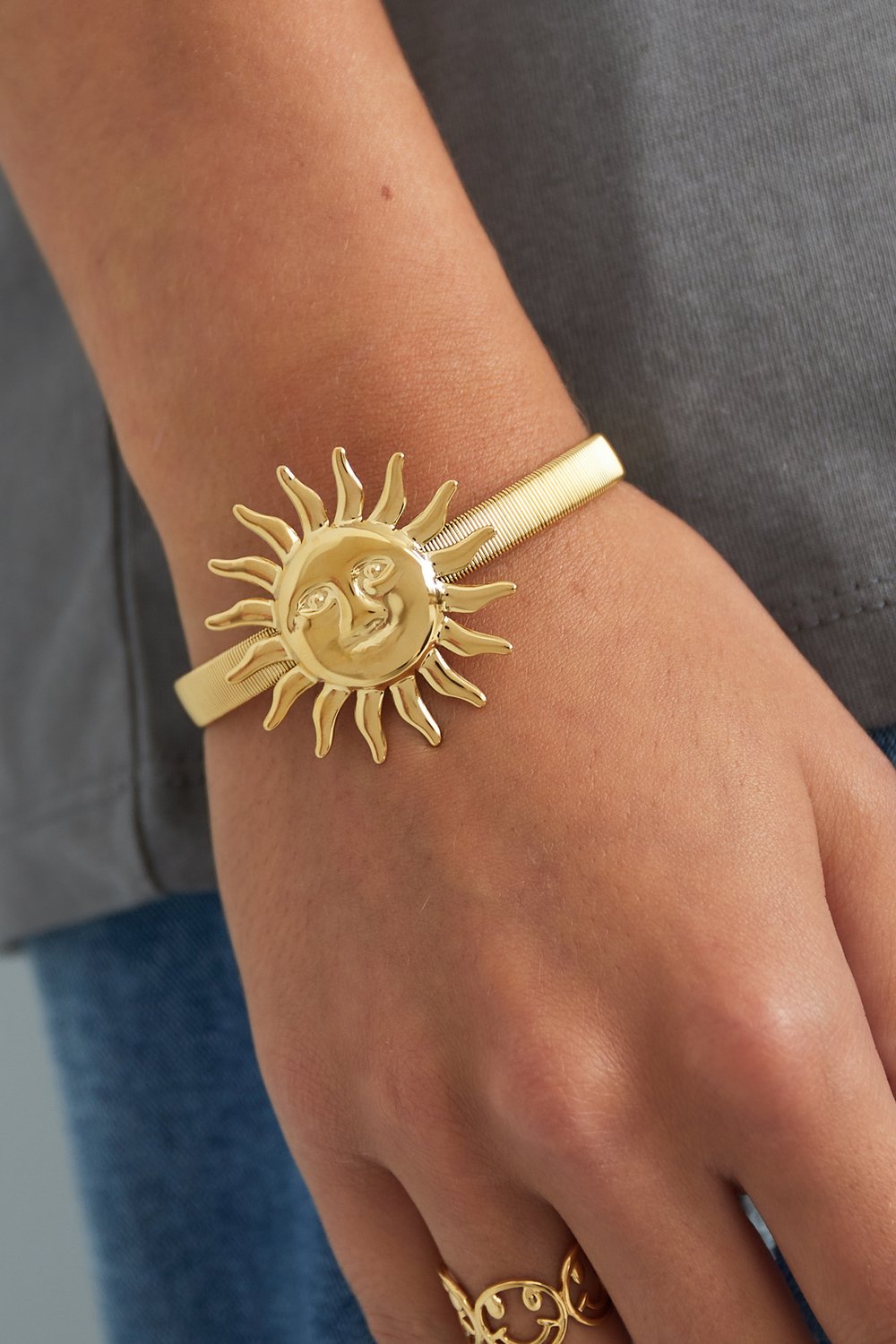 Sunny Cuff bracelet - Silver Color color Picture2