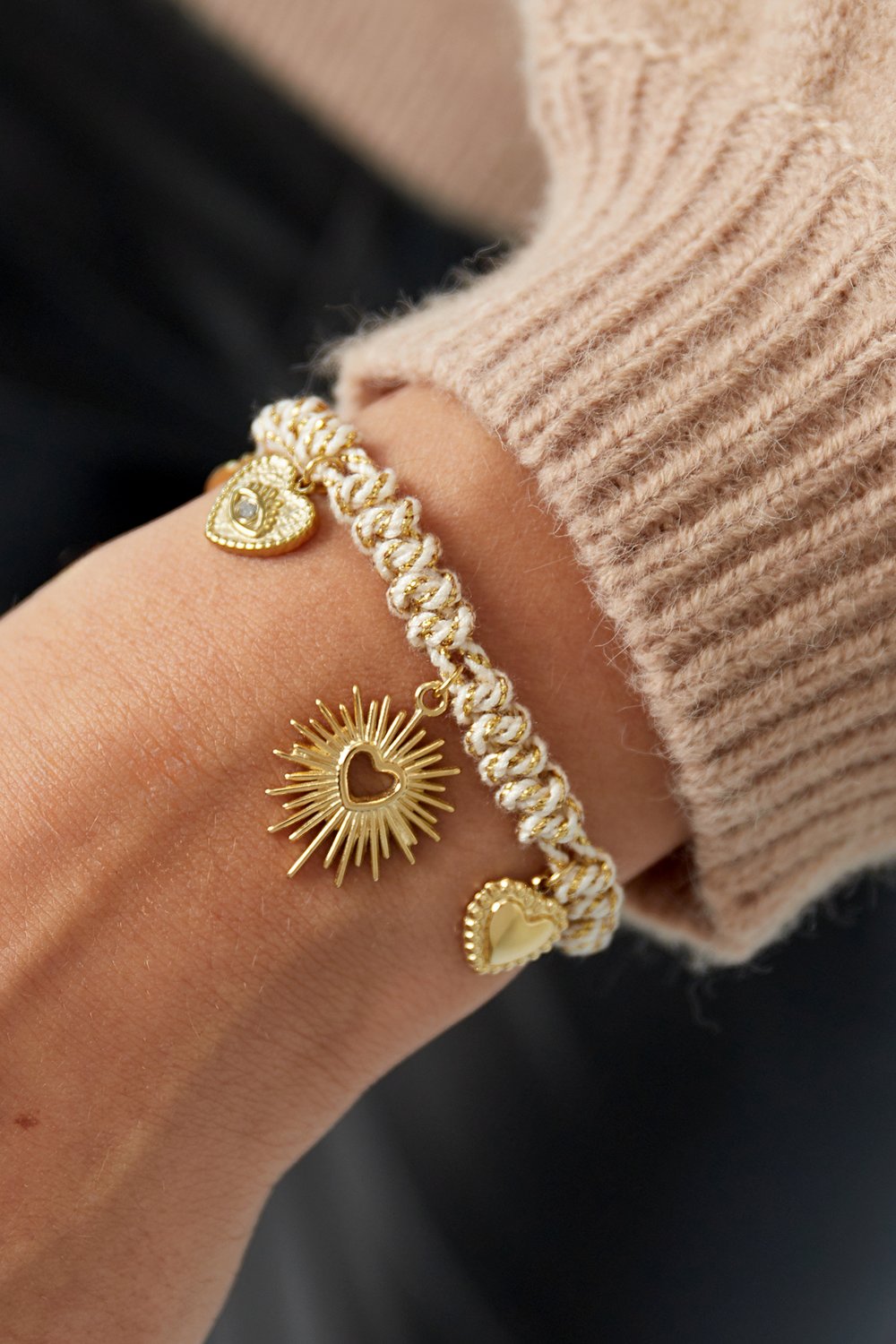 bracelet linked in love - green and  h5Picture2