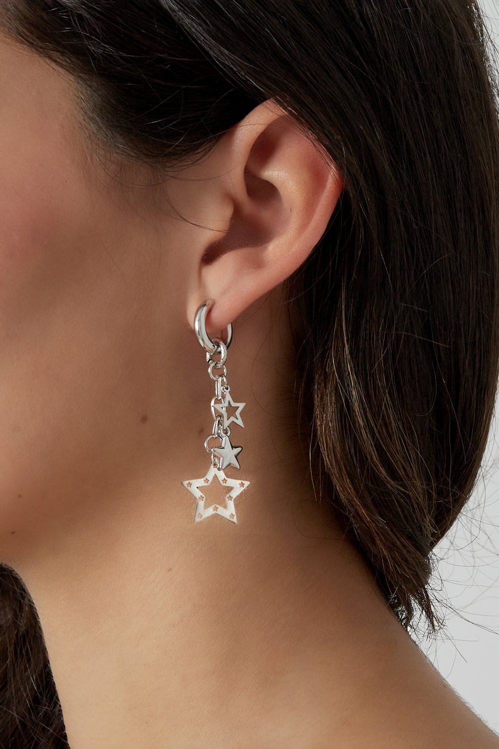 Earrings starry nights - Silver Color color h5Picture3