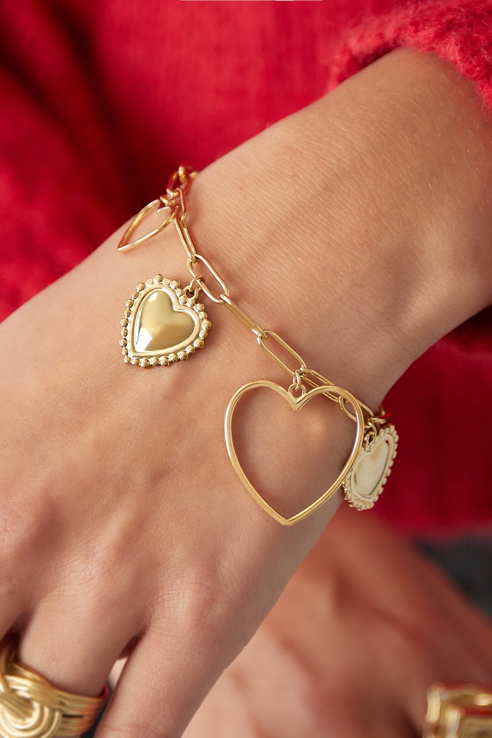 open hearts bracelet Picture3
