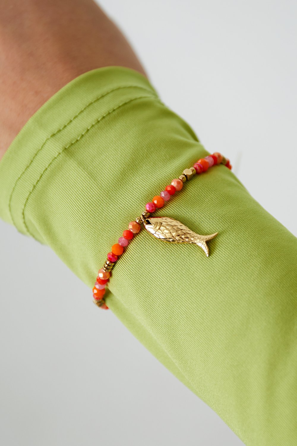 Fish & beads bracelet Picture3