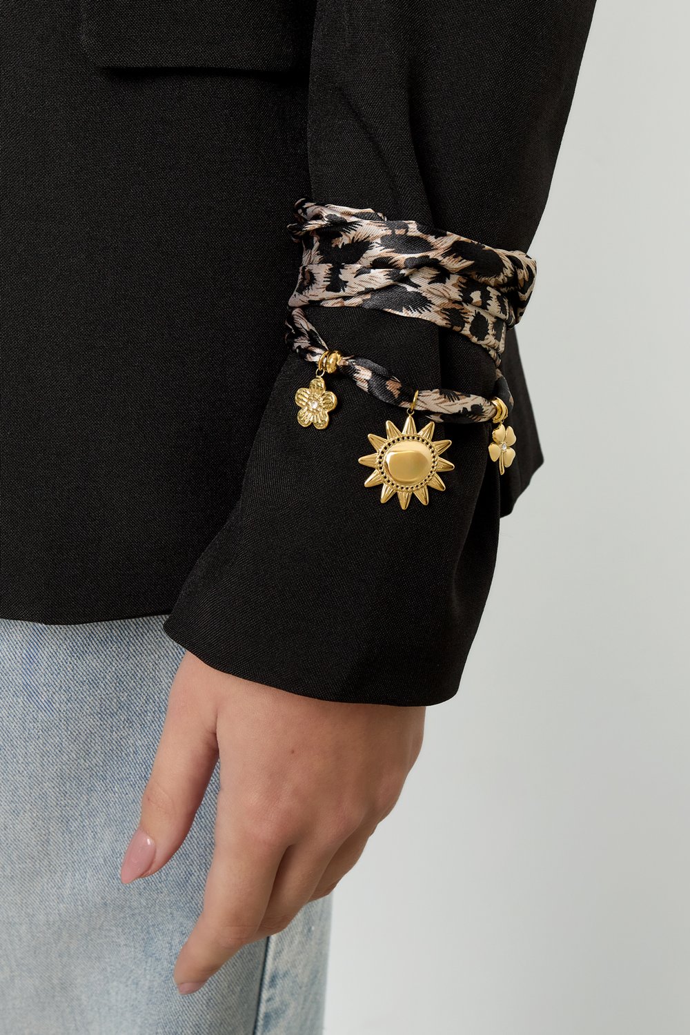 Stainless Steel Charm Bracelets sun Casual Daily Simple Series Women's jewelry h5Picture2