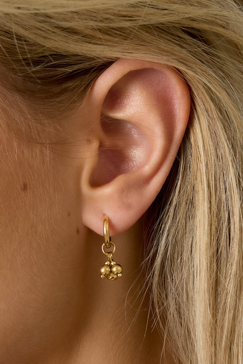 Stainless Steel Drop Earrings irregular shape Casual Daily Simple Series Women's jewelry Picture2