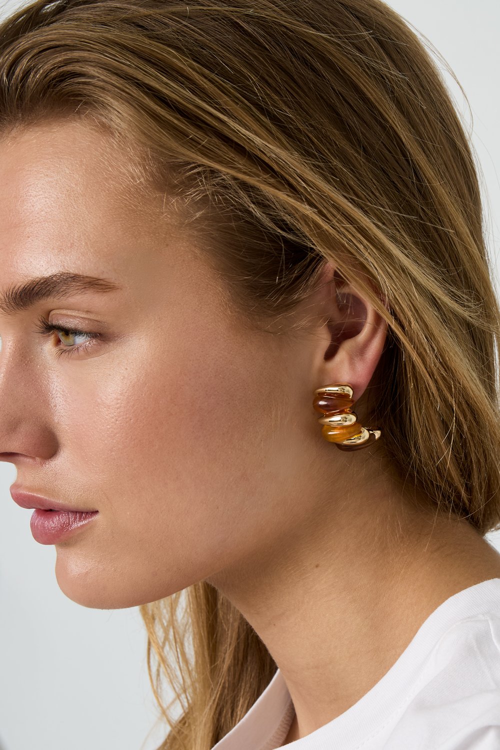 Alloy Stud Earrings Irregular Shape Casual Daily Simple Series Women's jewelry Picture3