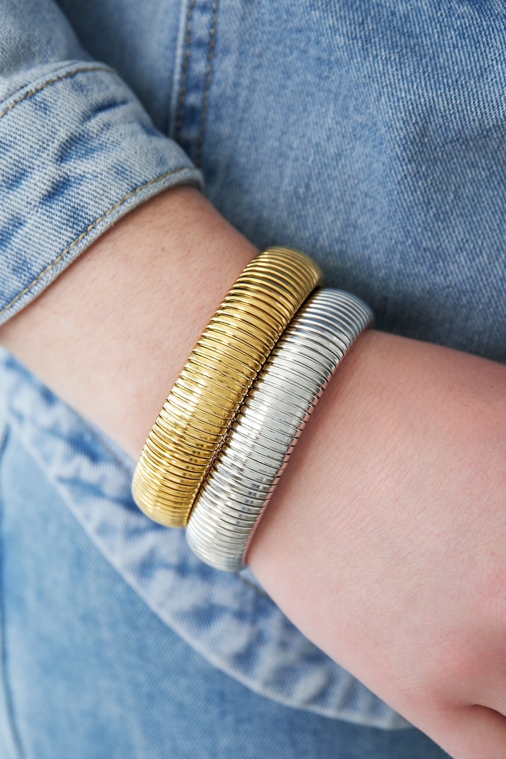 bracelet ribbed wide Picture3