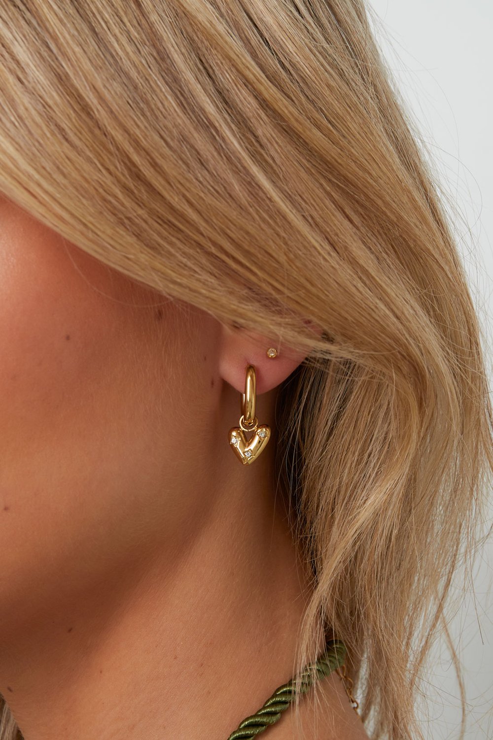 Edelstahl Tropfen Ohrringe Herz Casual Täglich Einfache Serie frauen schmuck Bild2