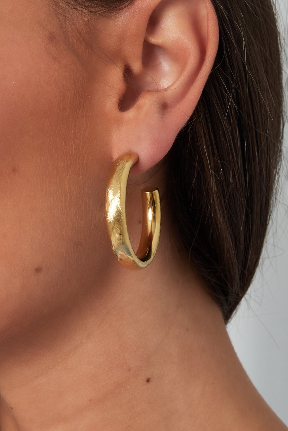   Hoop Earrings irregular shape Casual Daily Simple Series Women's jewelry Picture2