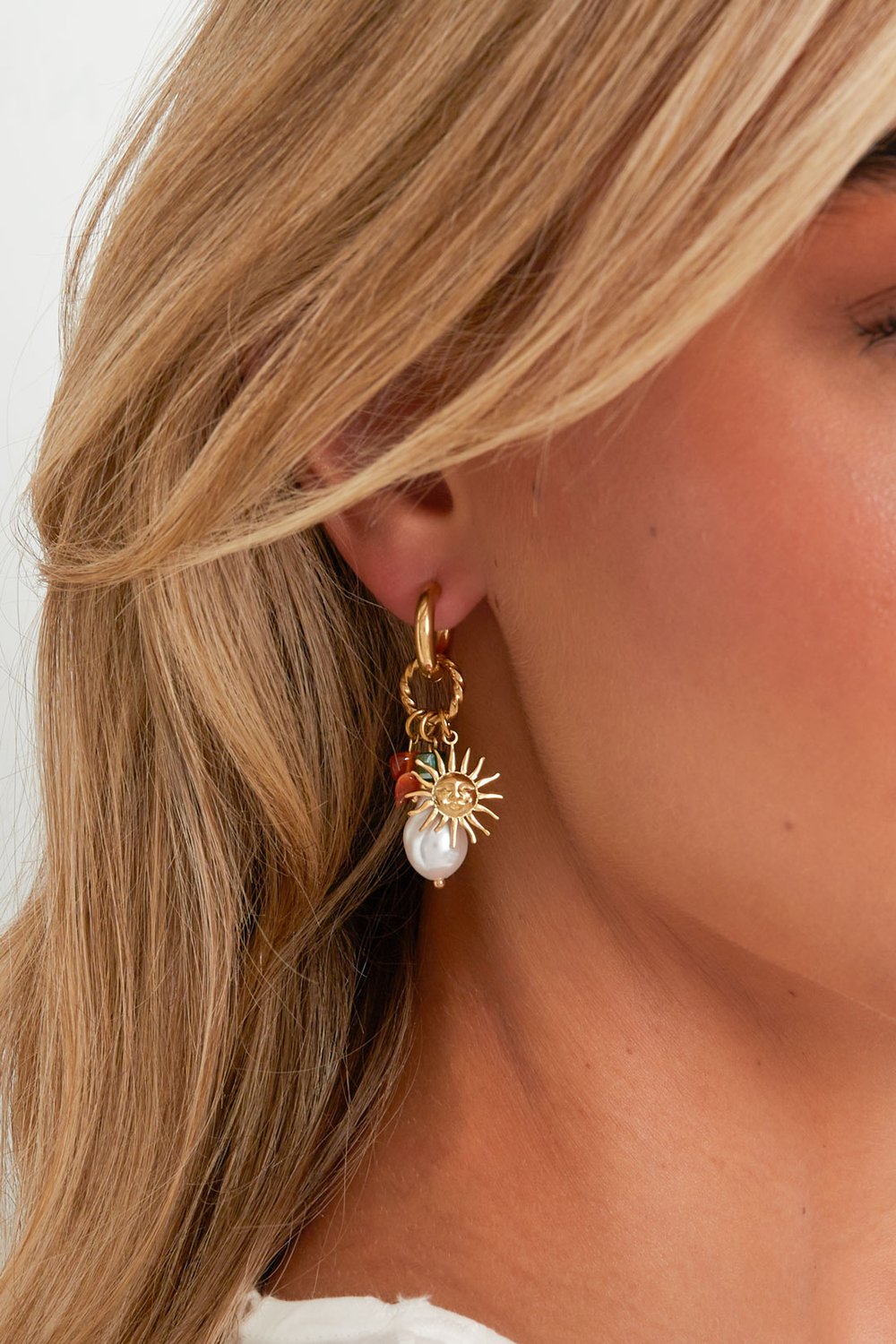 Drop Earrings sun Casual Daily Simple Series Women's jewelry h5Picture2