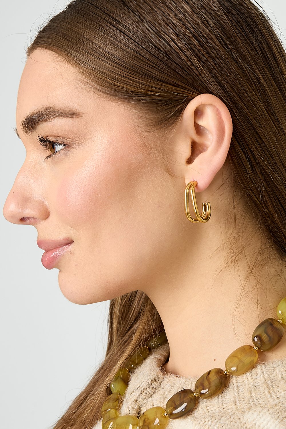 Edelstahl-Creolen aus der Casual Daily Simple Serie – Damenschmuck Bild4