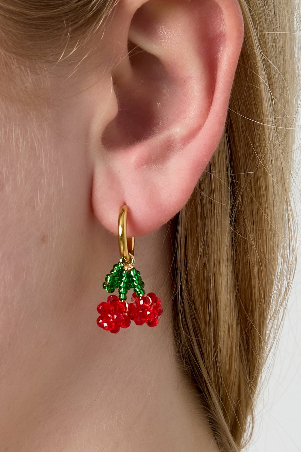 Edelstahl Tropfen Ohrringe Pflanze Casual Täglich Einfache Serie frauen schmuck h5Bild2