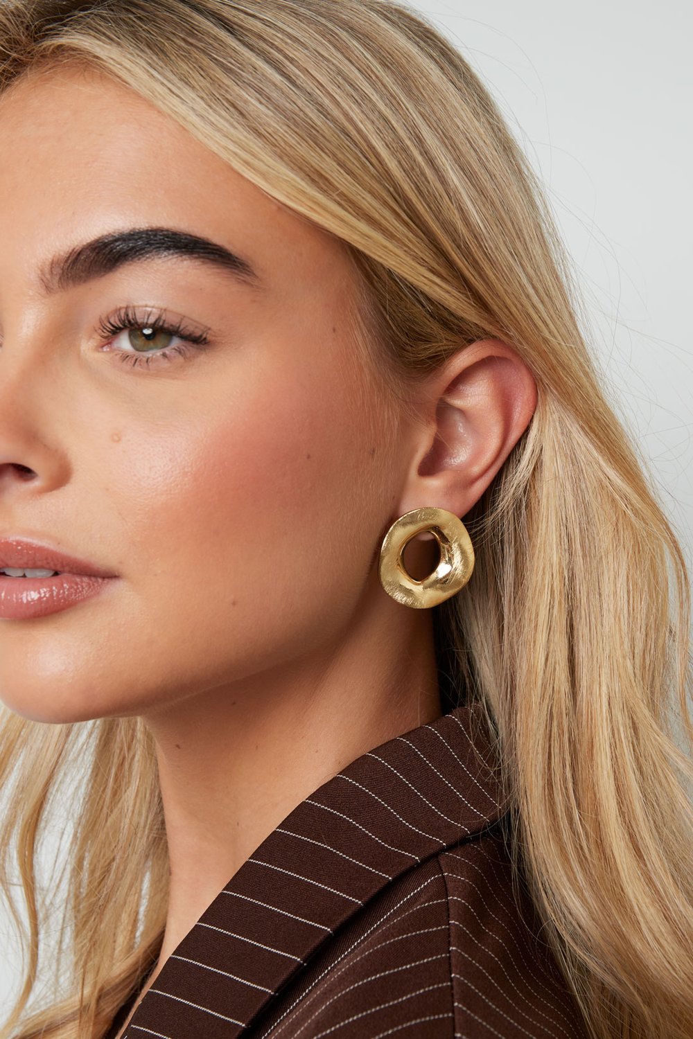 Stud Earrings circle Casual Daily Simple Series Women's jewelry h5Picture2