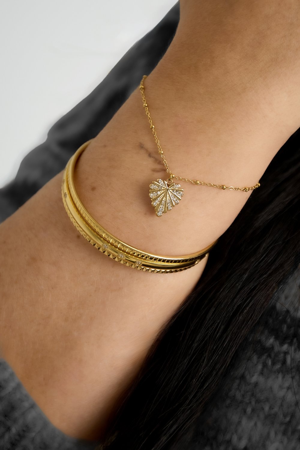 Charm Bracelets Heart Casual Daily Simple Series Women's jewelry h5Picture3