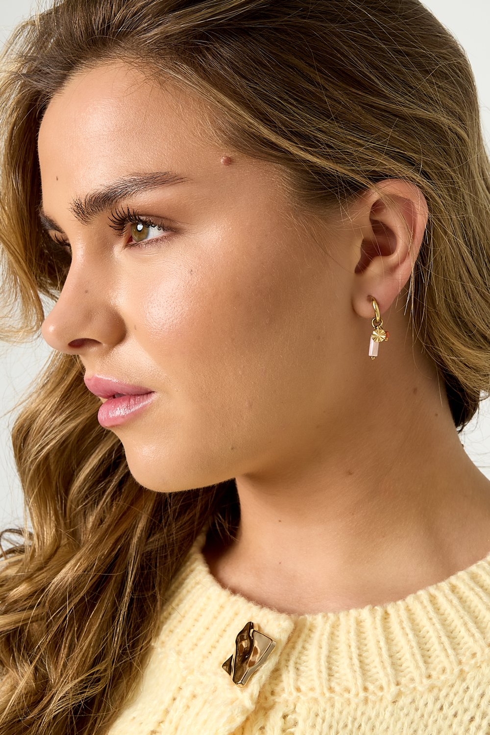 Ohrringe mit Perlen und Münzanhänger Bild4