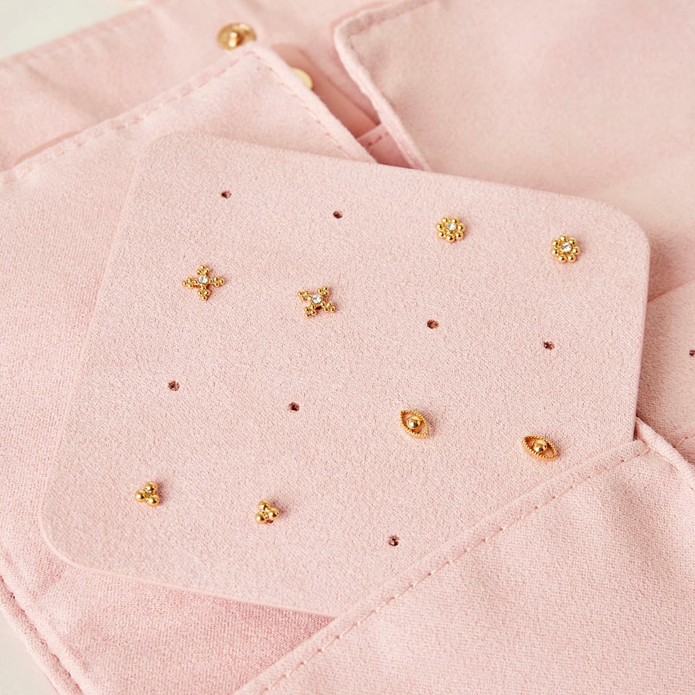 Tasche Jewelry Storage Blau Polyurethan Bild3