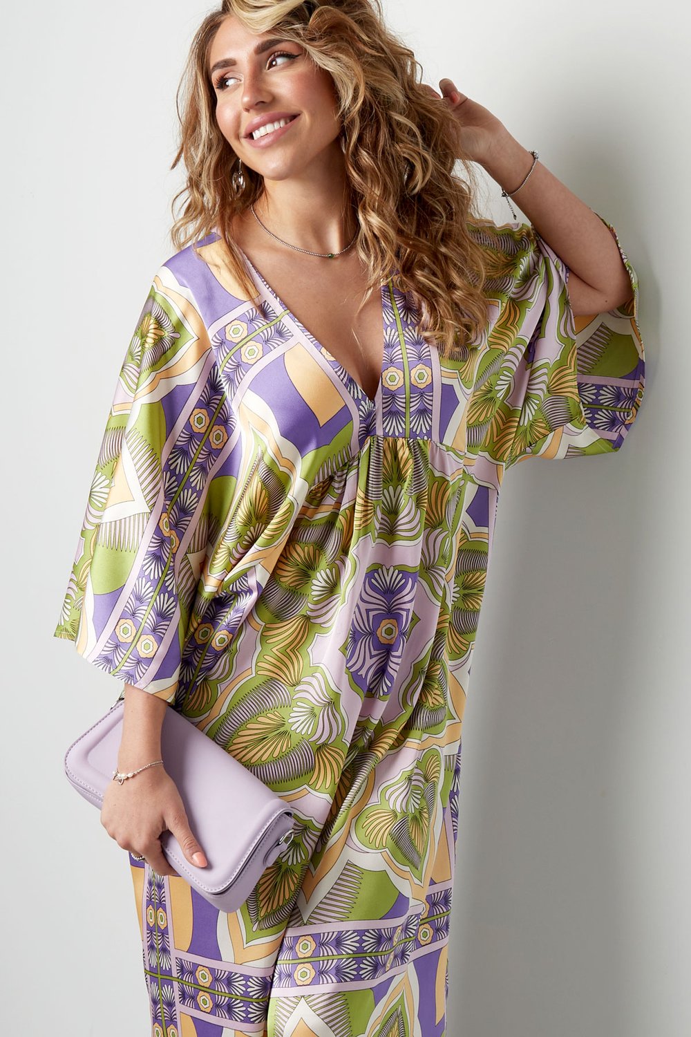 Bag wave shape - blue PU Picture5