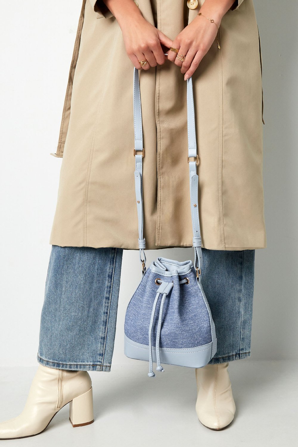 Denim bucket bag Picture5