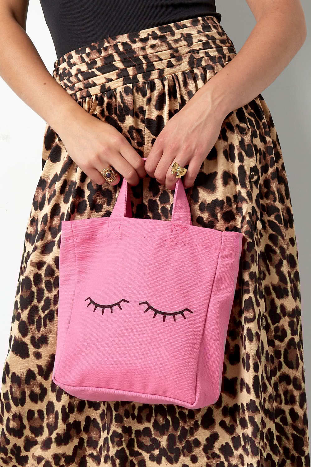 Small canvas bag eyelashes Picture3