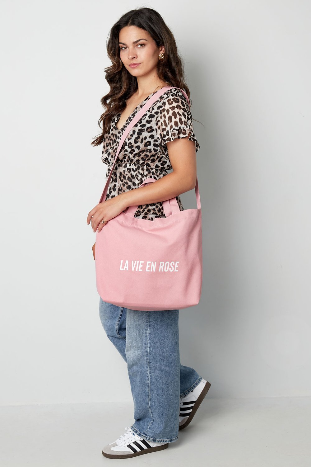 Canvas shopper la vie en rose Picture3