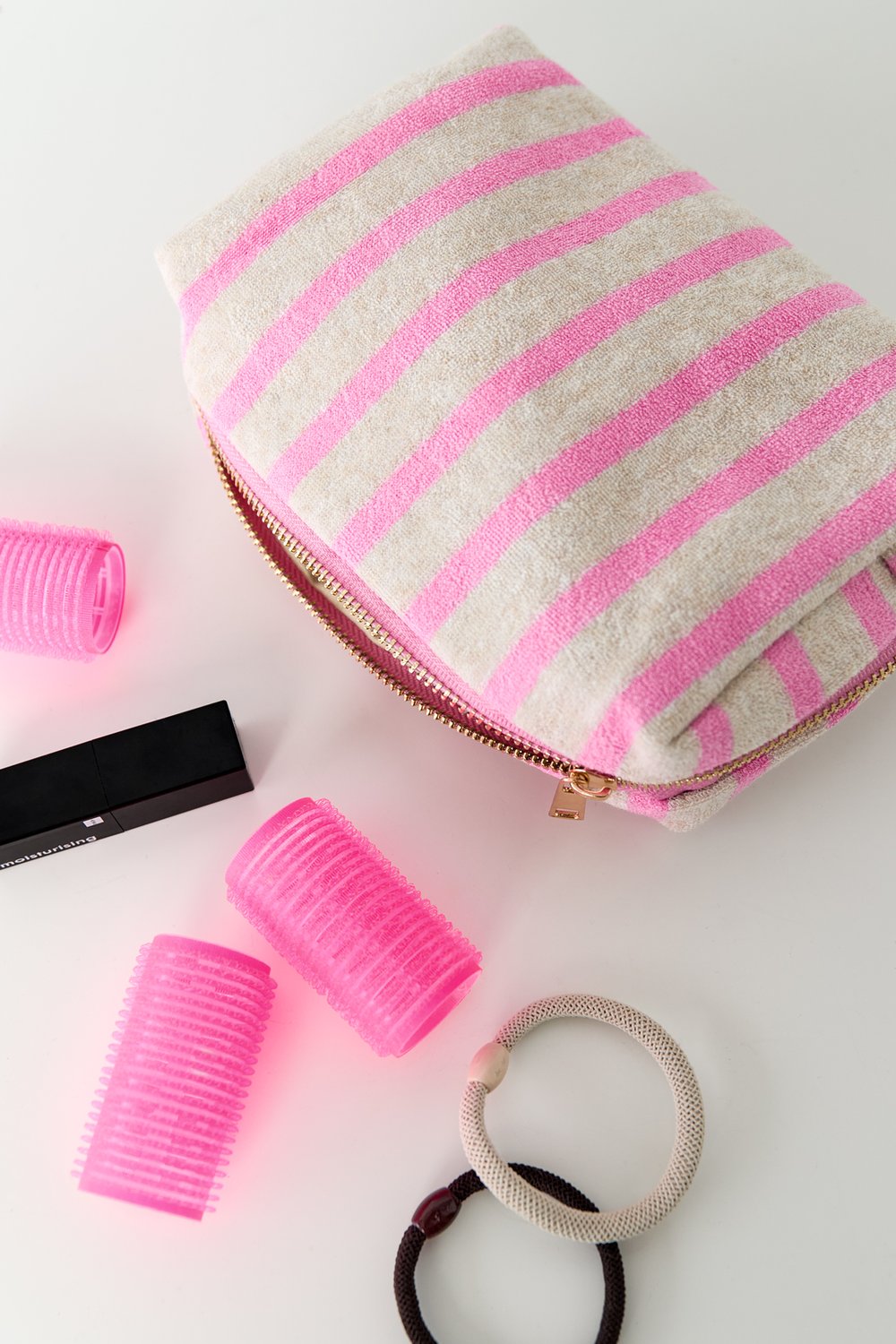 Make-up-Taschen Streifen Casual Polyester Täglich Zubehör h5Bild2