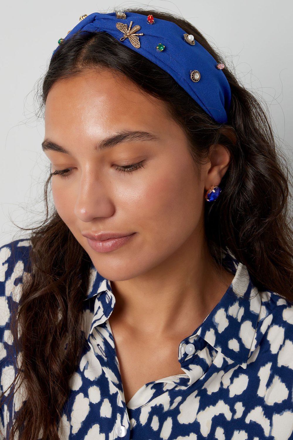 Haarband stenen en bijen Afbeelding2