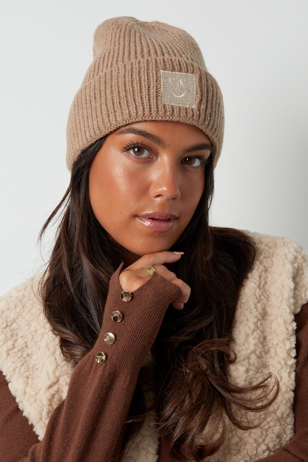 Hat lover of smiley - off white Picture2