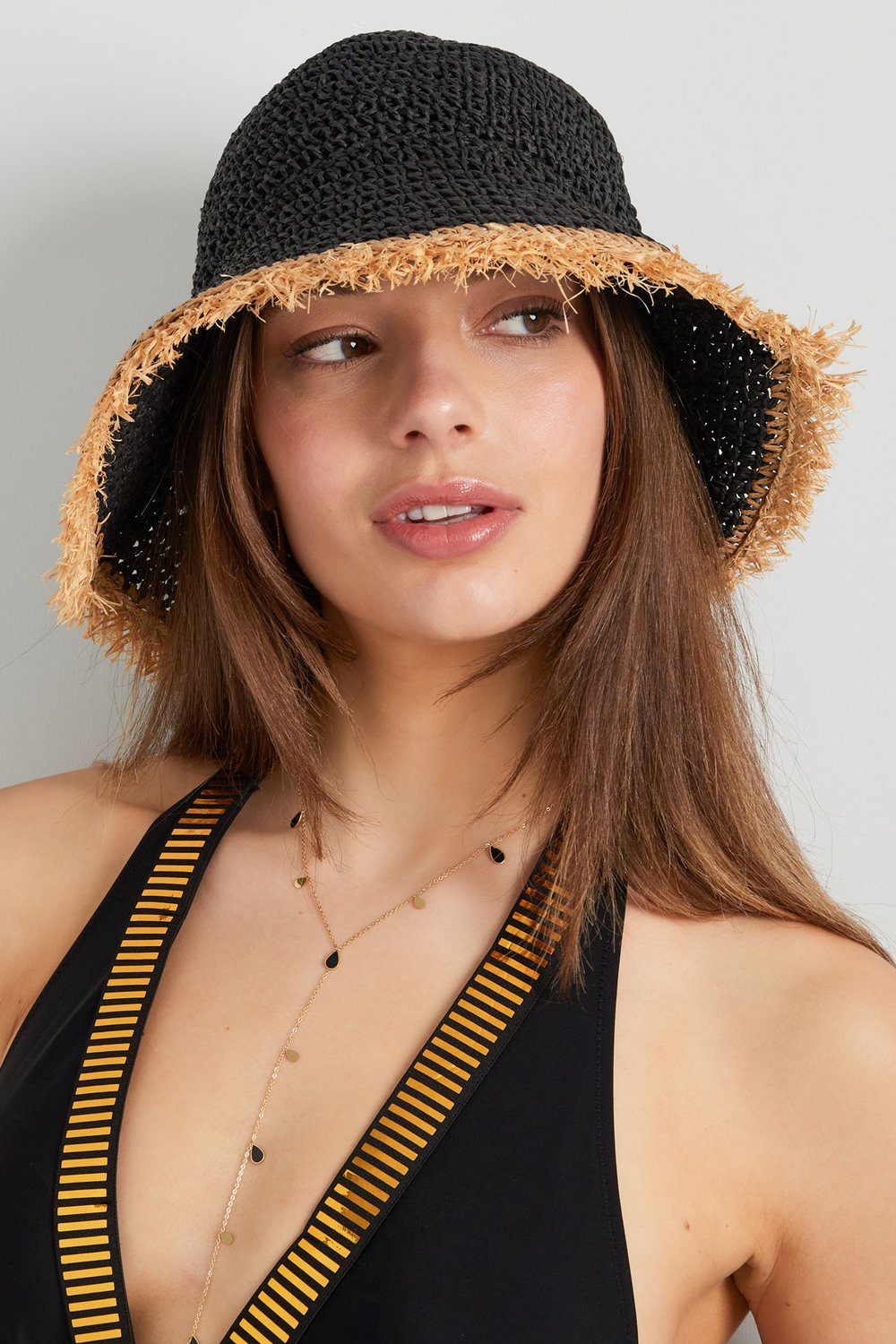 Hat with colored brim Picture3