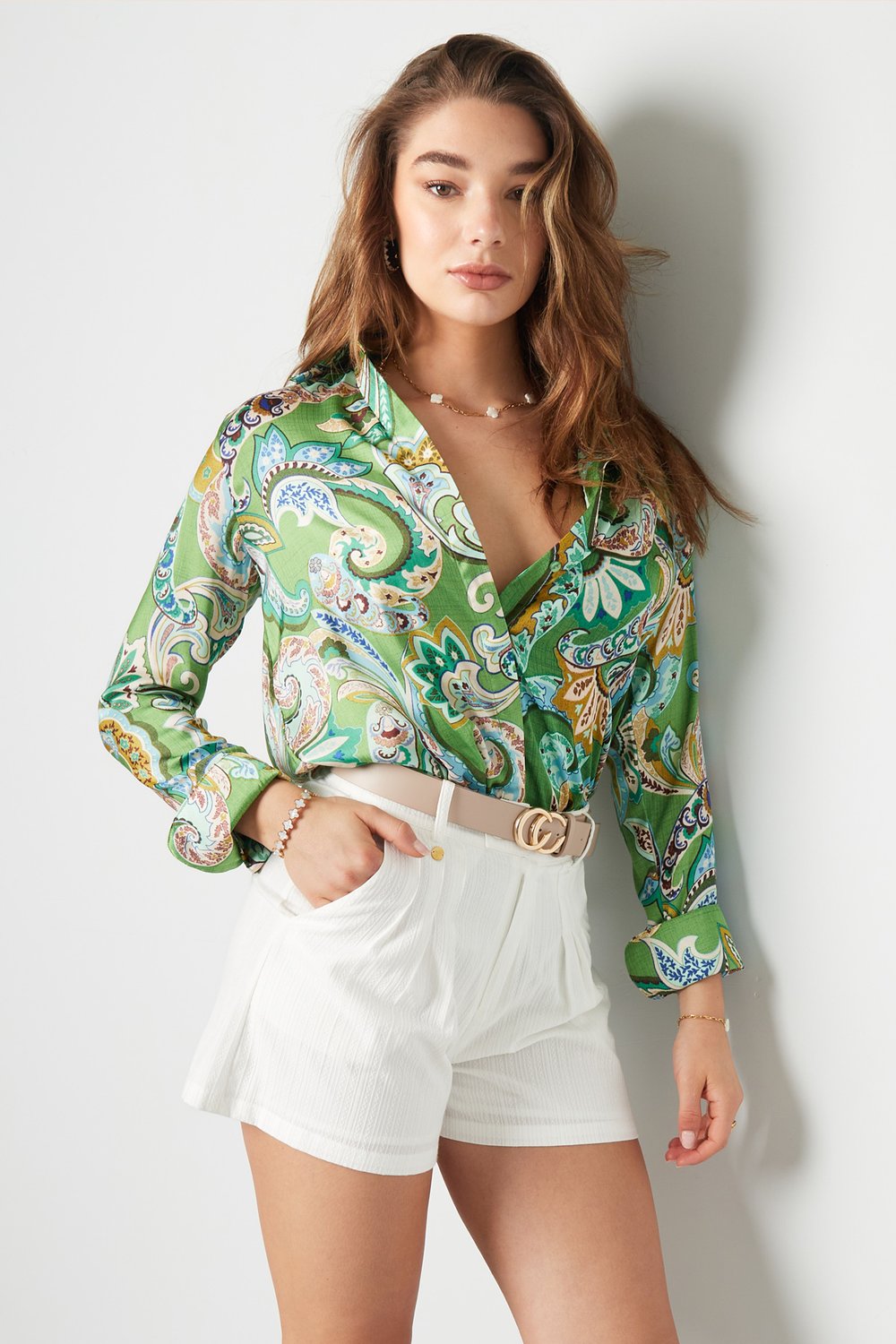 Bunter Gürtel CC Orange Polyurethan h5Bild2