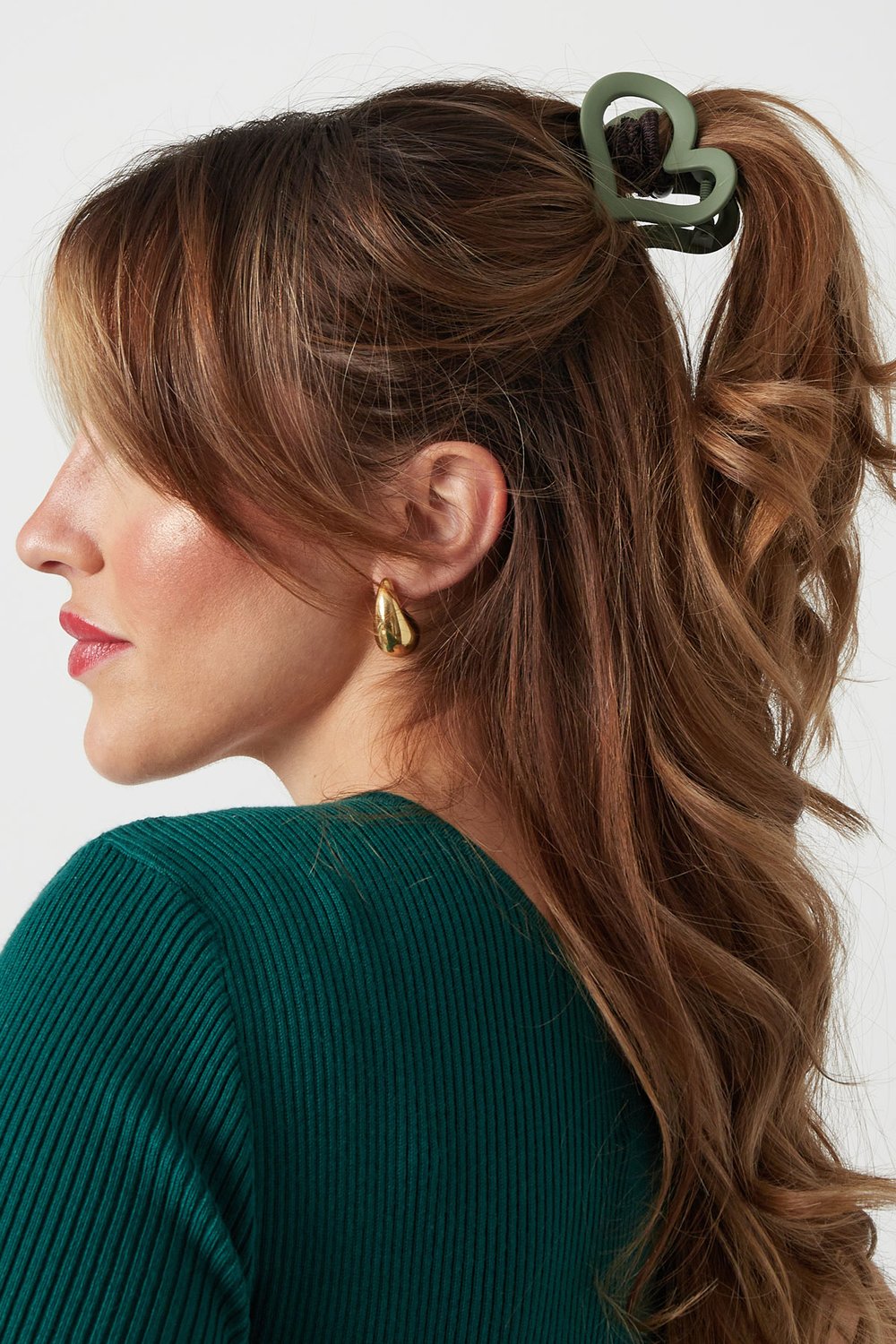 Hair clip deformed heart matt Picture2