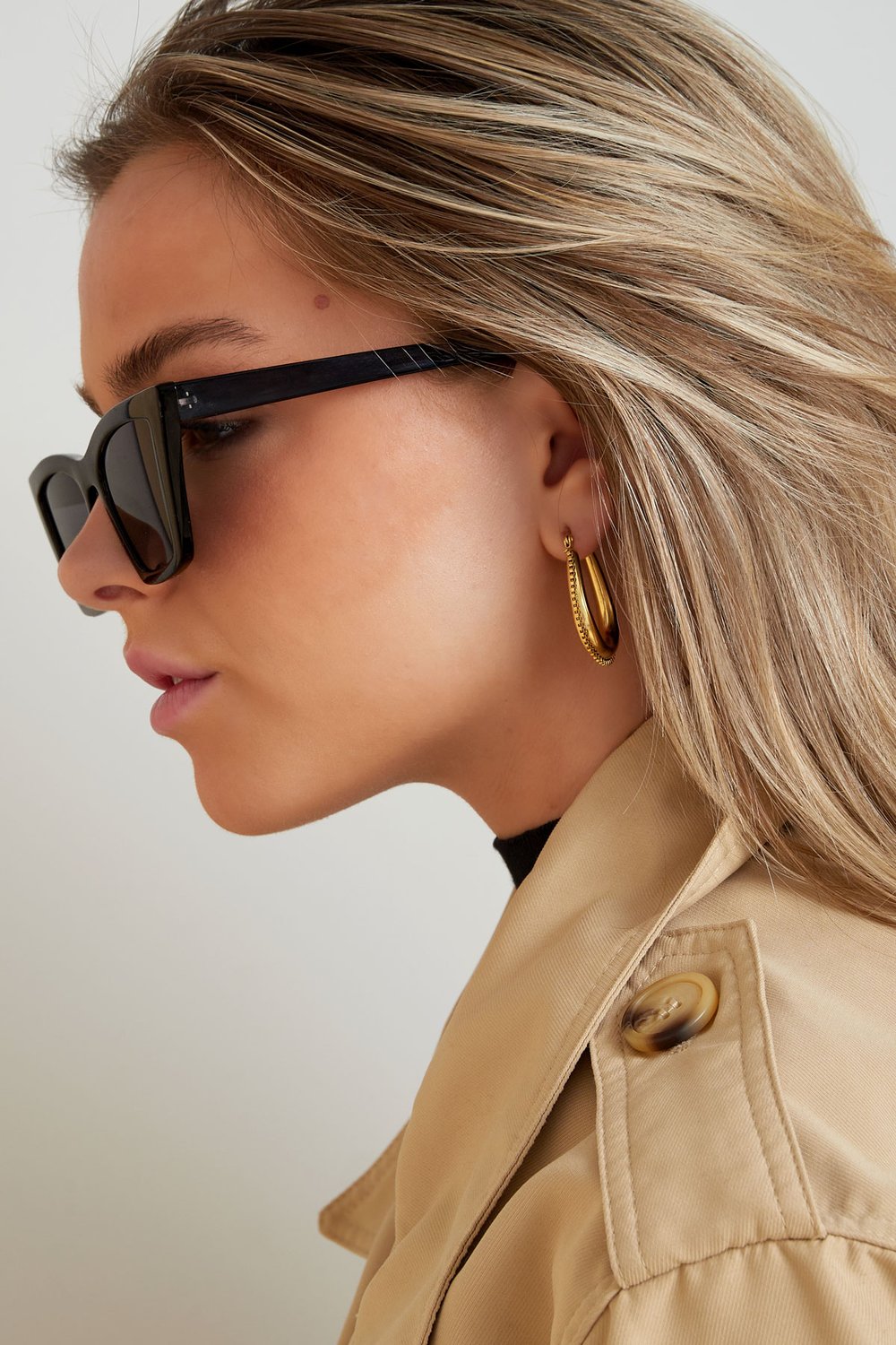 Gafas de sol cat eye monocromáticas h5Imagen3