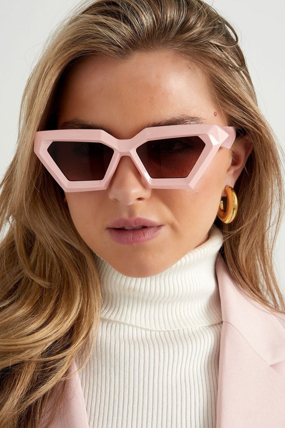 Eckige Sonnenbrille – schwarz h5Bild3