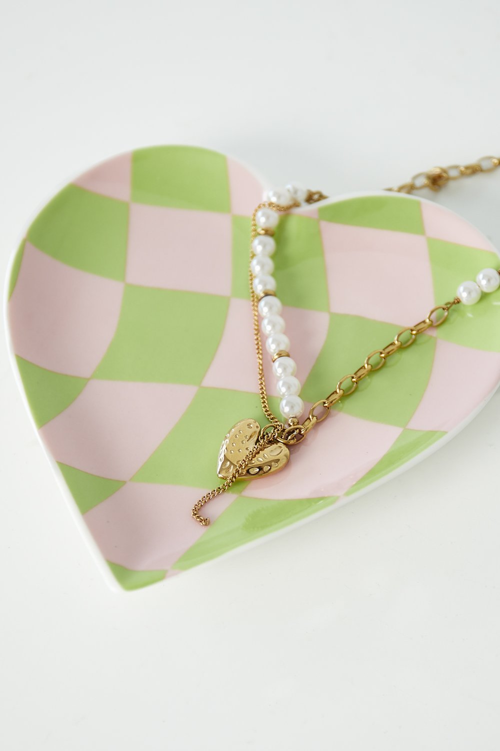 Heart jewelry tray checkered h5Picture2