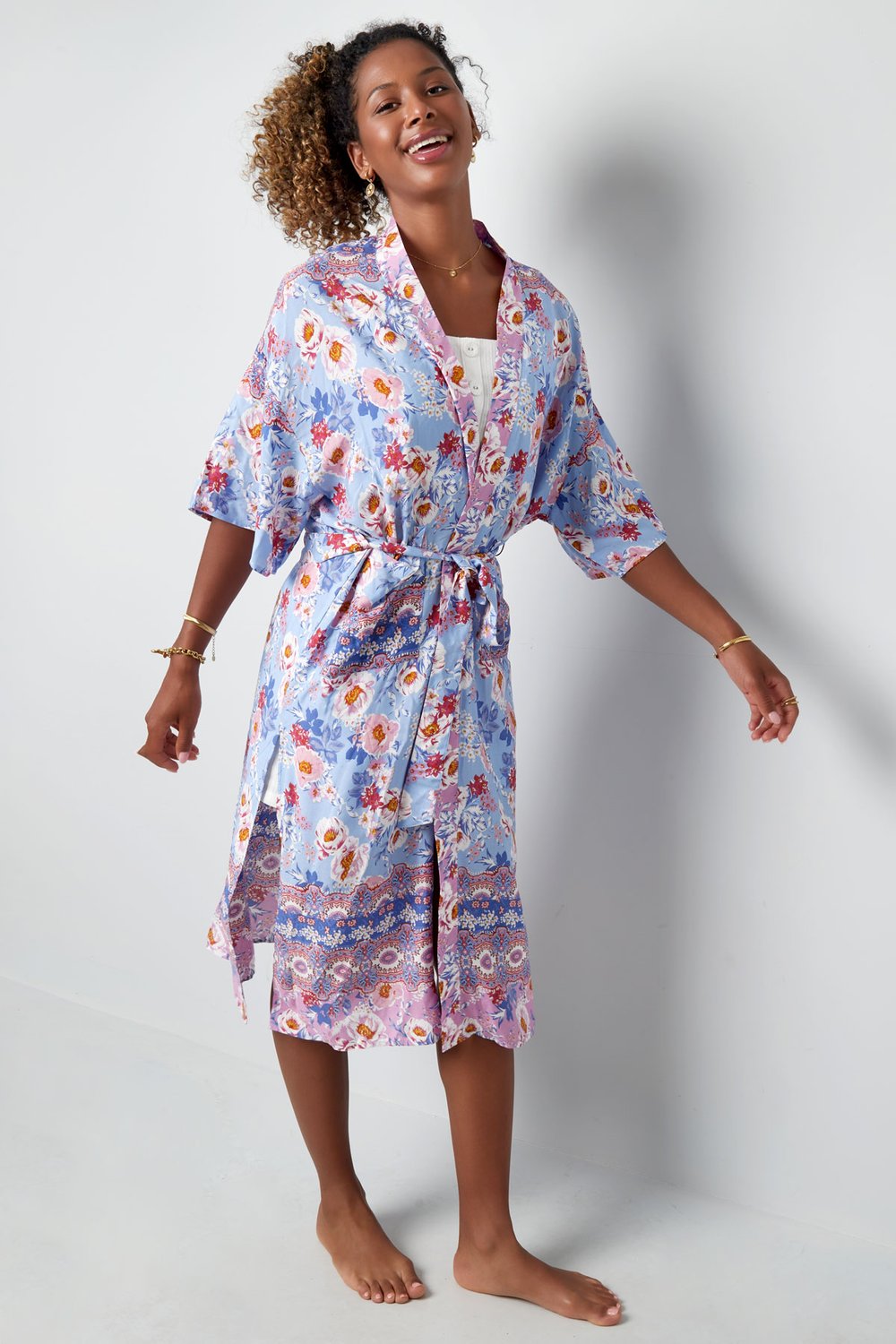 Kimono estampado floral h5Imagen9