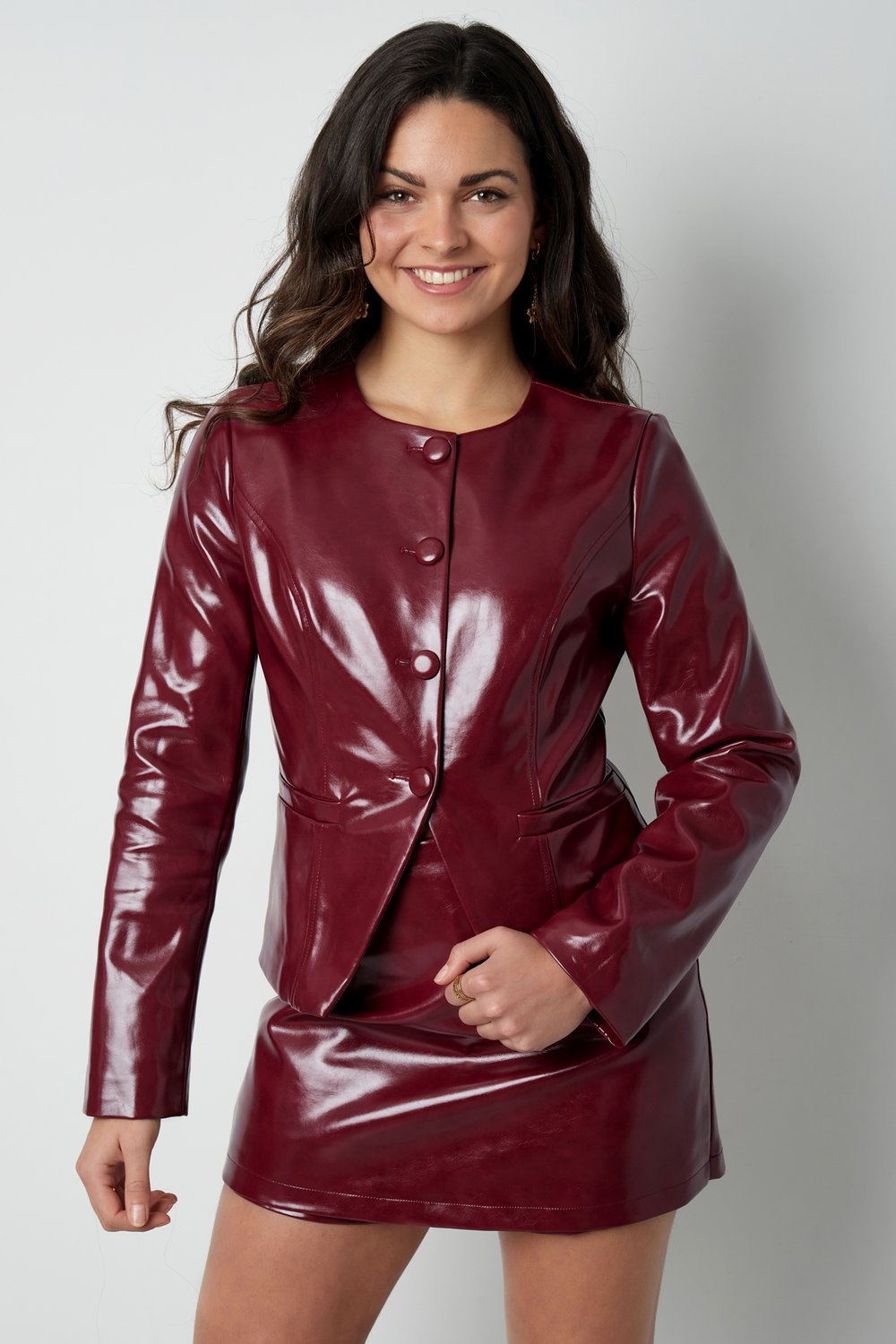 Top in PU alla moda Immagine6