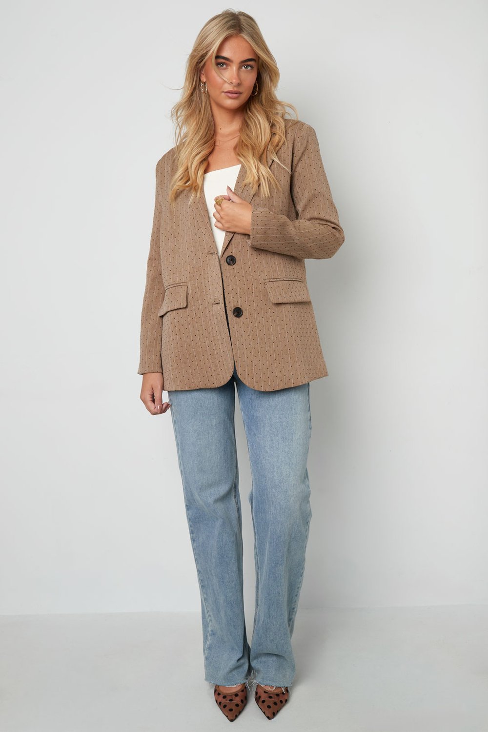 Blazer mit Strassstreifen Bild5