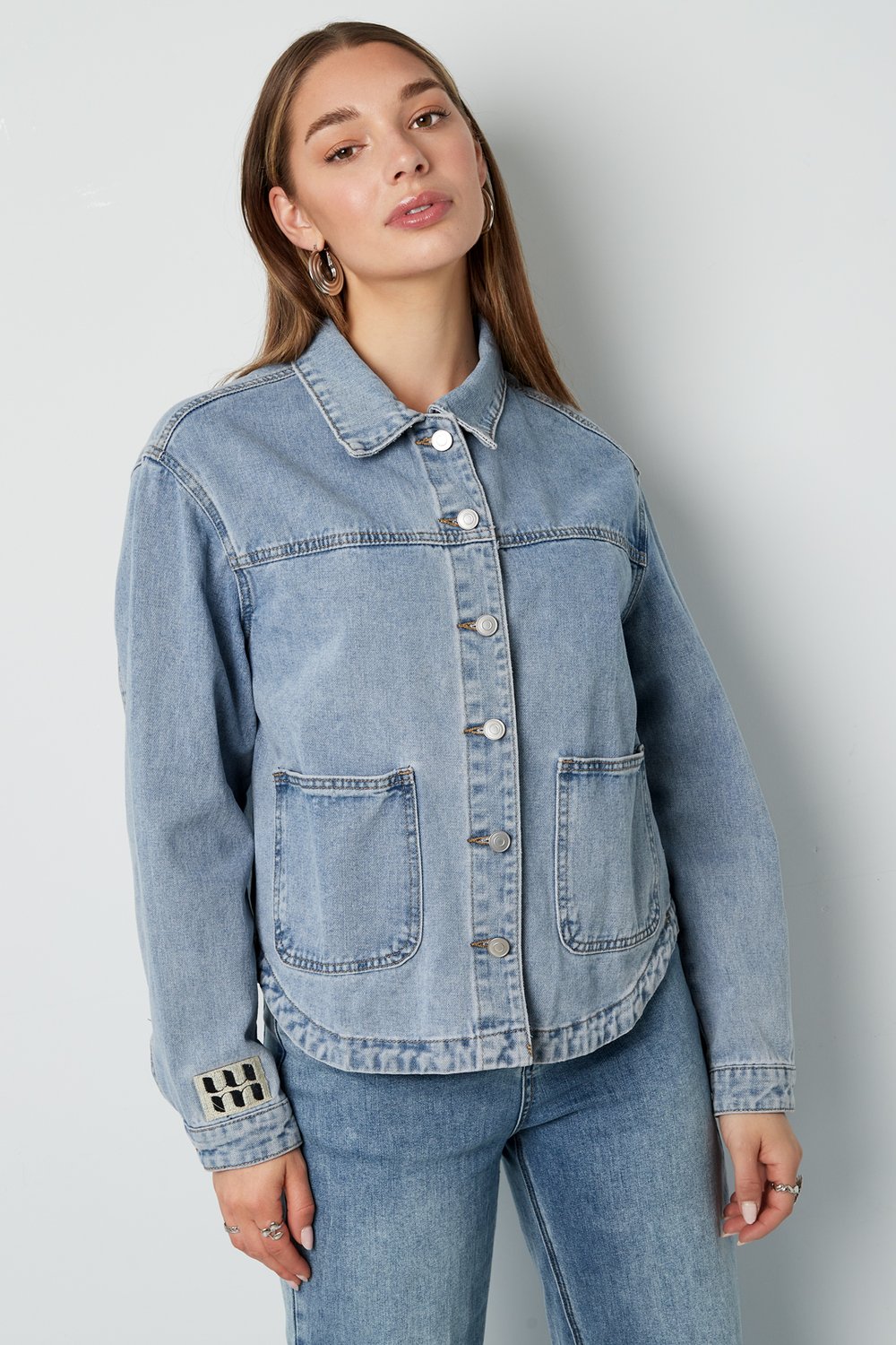 Gimme denim blouse Picture2