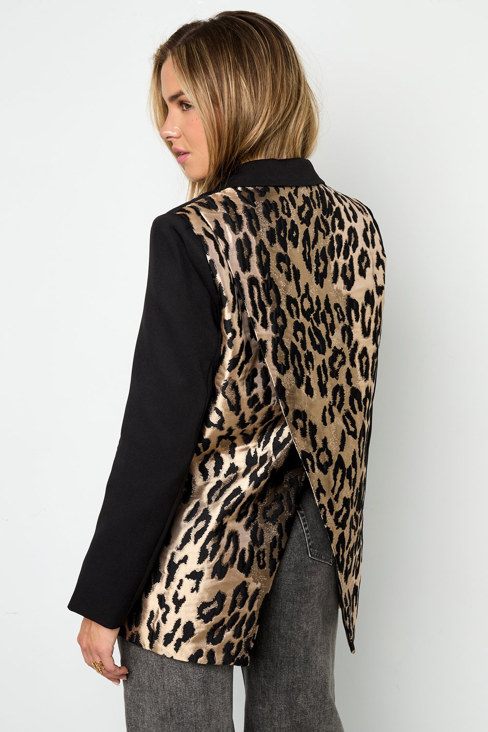 Leopard A Symetric Blazer Bild4