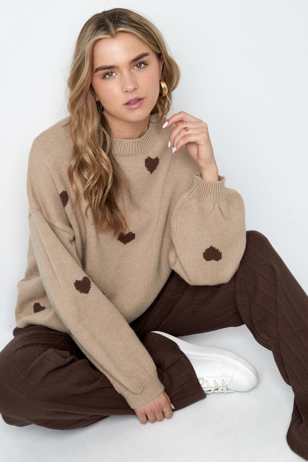 Maglione Heartfelt Hugs - bianco sporco Immagine3