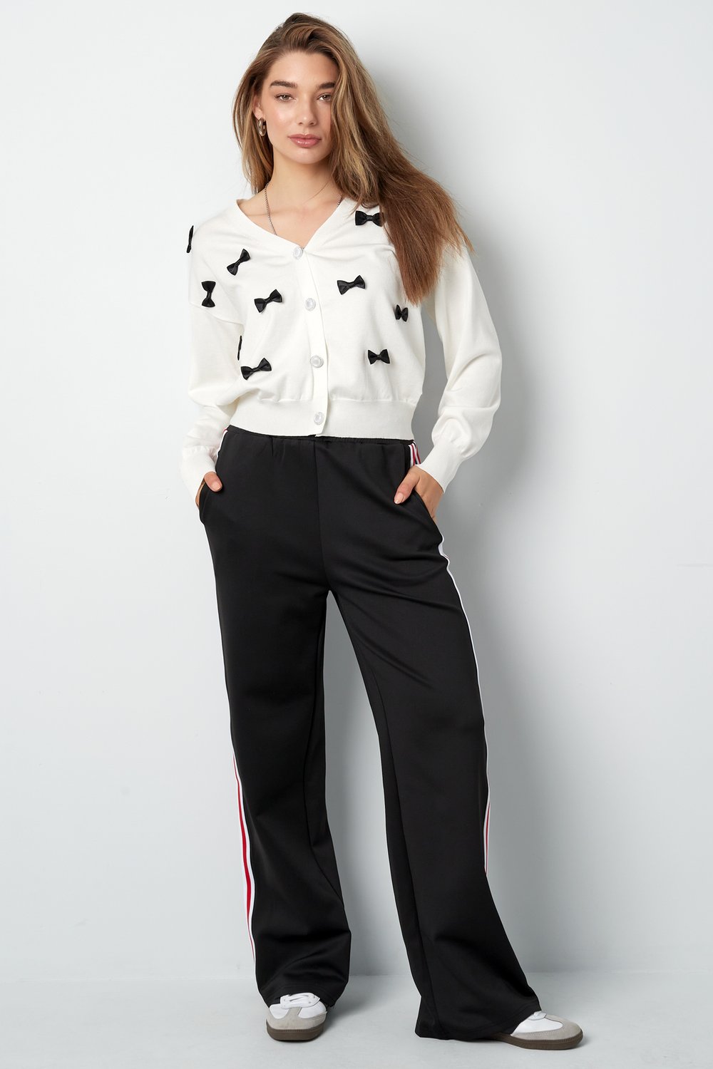 Cardigan con fiocco Immagine6