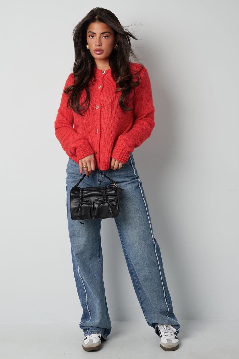 Cardigan lavorato a maglia Love Immagine3