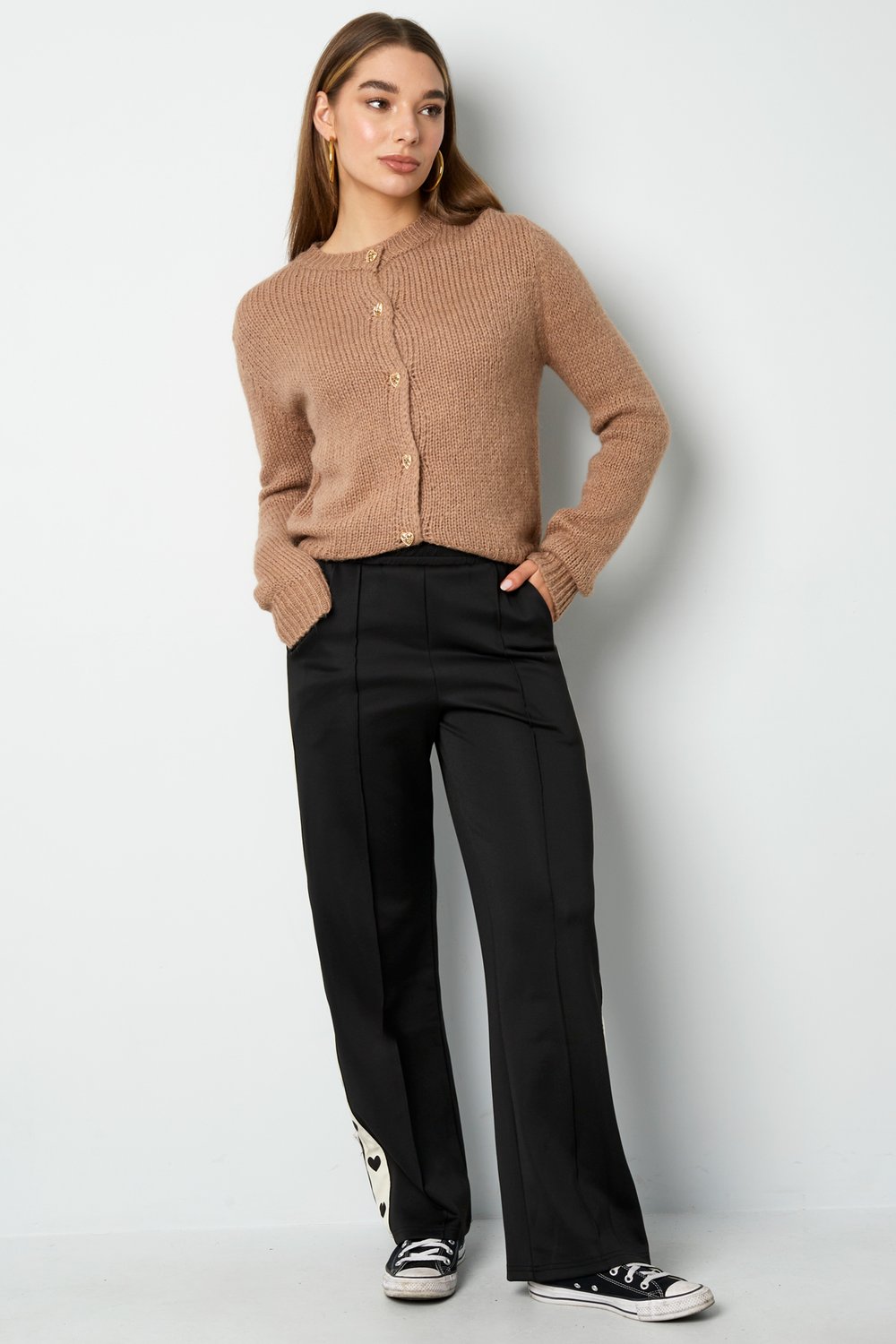 Cardigan lavorato a maglia Love Immagine14