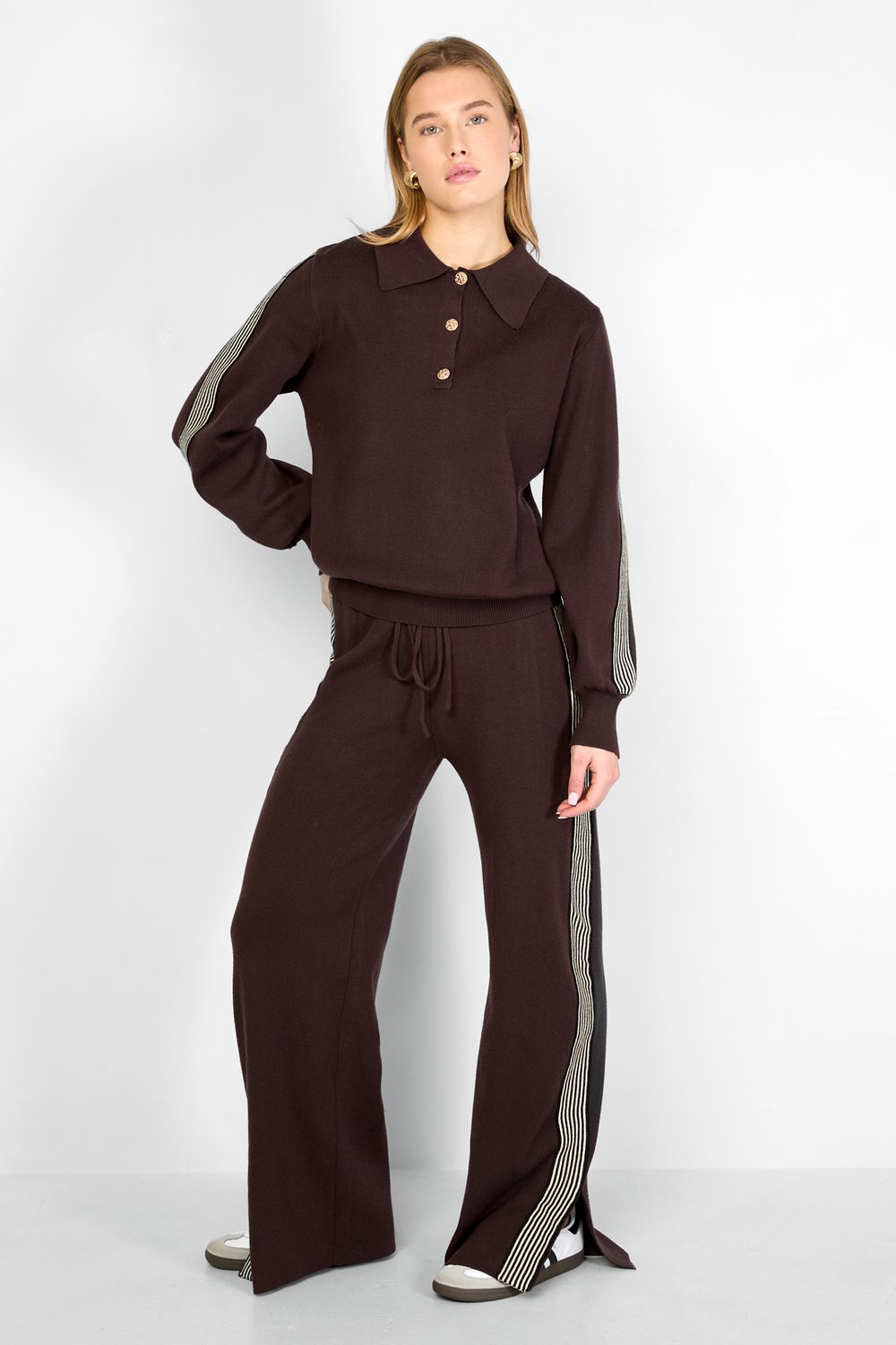 Knitted sweater with stripes h5Picture6