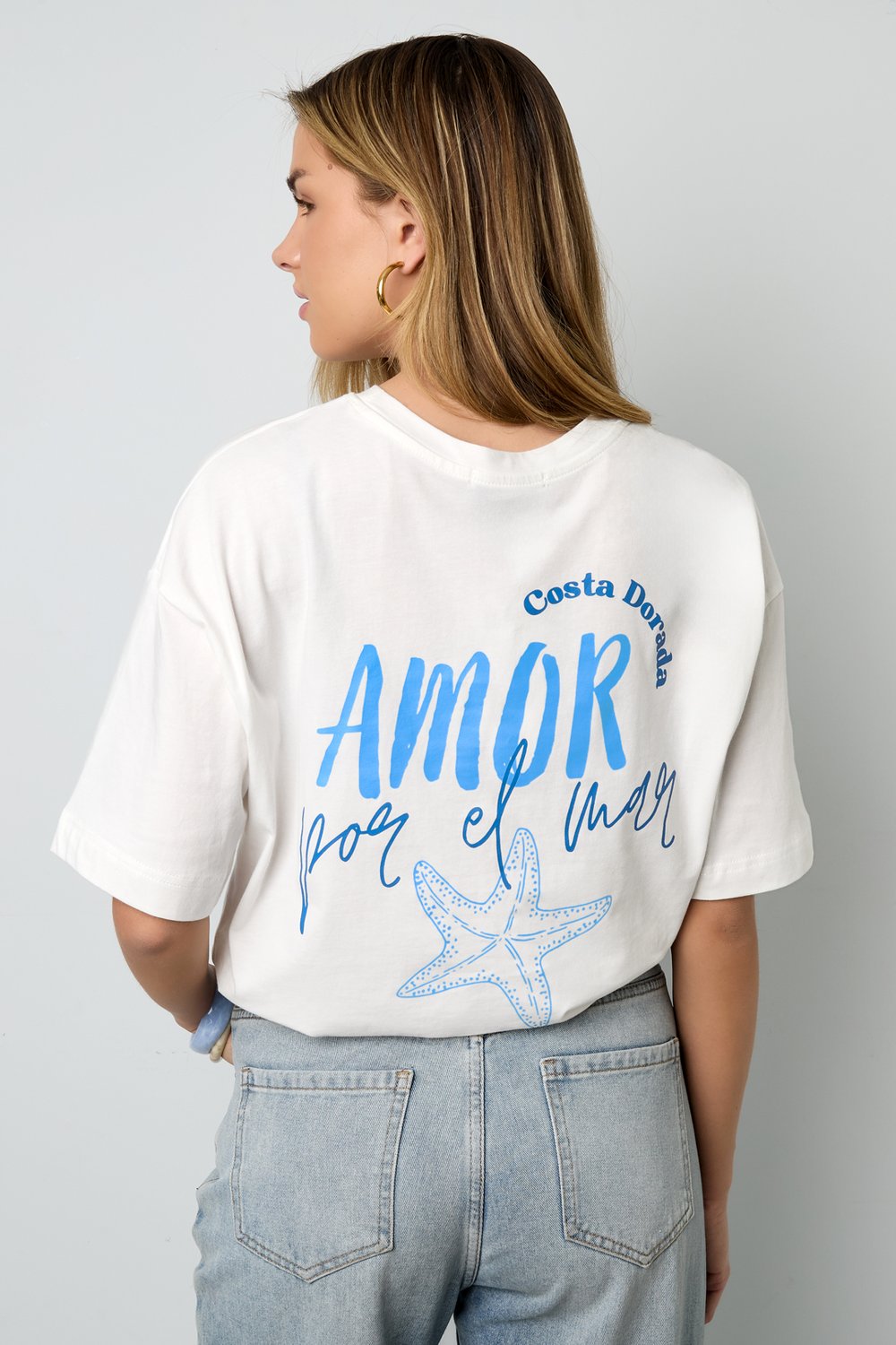 Maglietta oversize "Amor por el mar" h5Immagine4