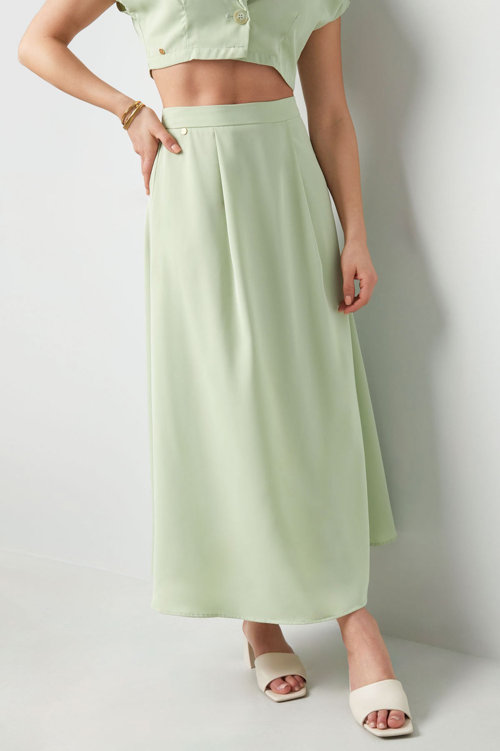Long satin skirt h5Picture5