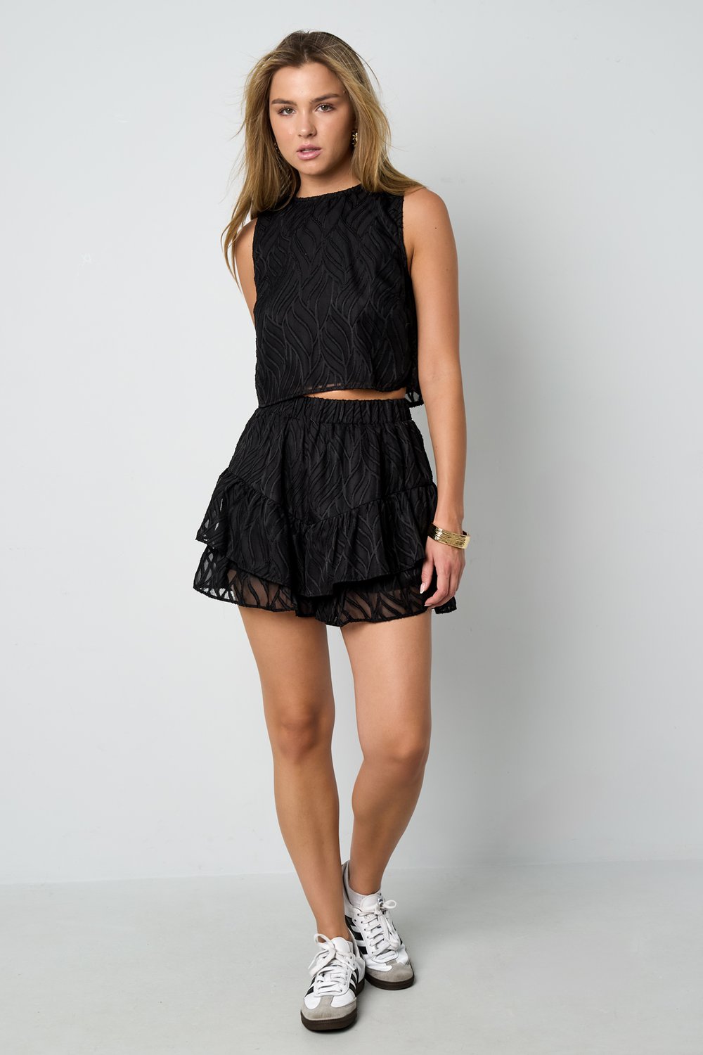 Co-ord Set White Leaves - Skirt h5Picture6