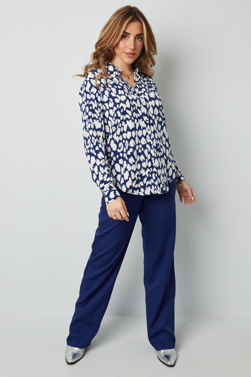 Chemisier imprimé panthère rouge h5Image3